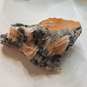 Cerussite with Barite and Galena